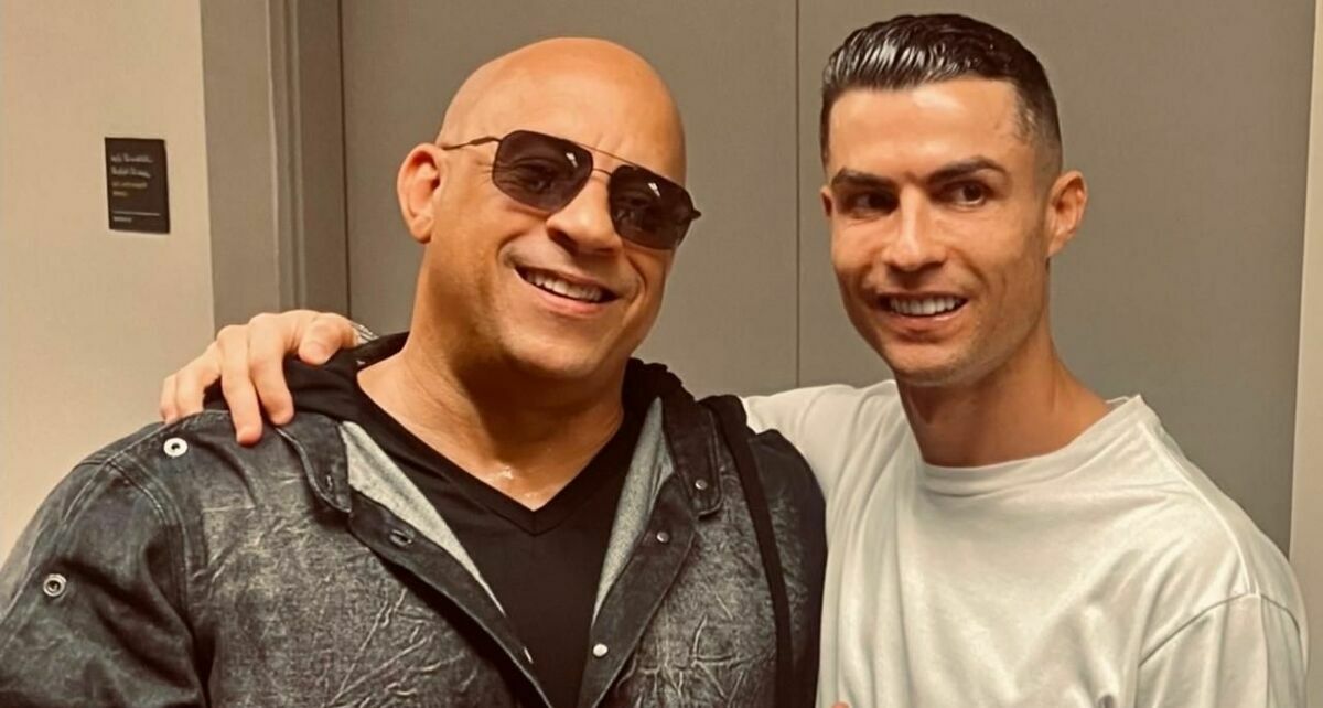 Vin Diesel y Cristiano Ronaldo