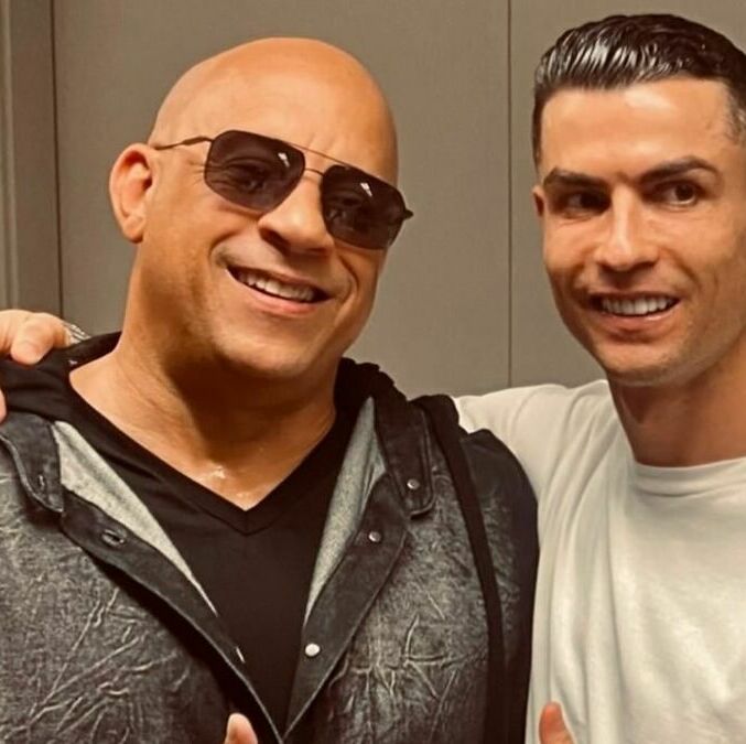 Vin Diesel y Cristiano Ronaldo