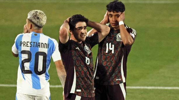 César Garza se lamenta ante Argentina (Mexsport)