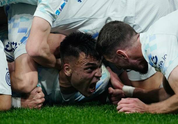 Lautaro Martínez fue el encargado de llevar a su equipo al triunfo / Reuters