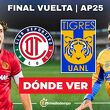 Rivalidad Toluca vs. Tigres Final Vuelta Apertura 2025