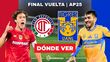 Rivalidad Toluca vs. Tigres Final Vuelta Apertura 2025