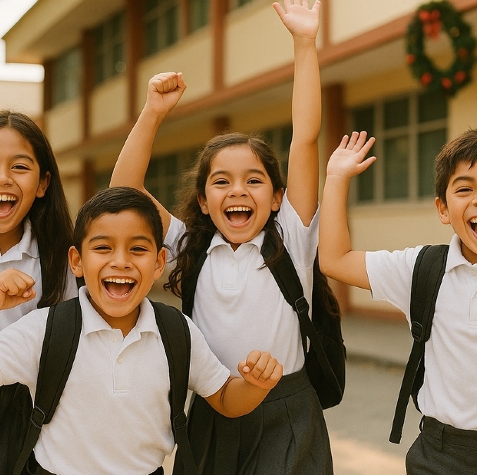 SEP adelantará las vacaciones de diciembre este 2025; en esta fecha inician. Foto: Sora IA