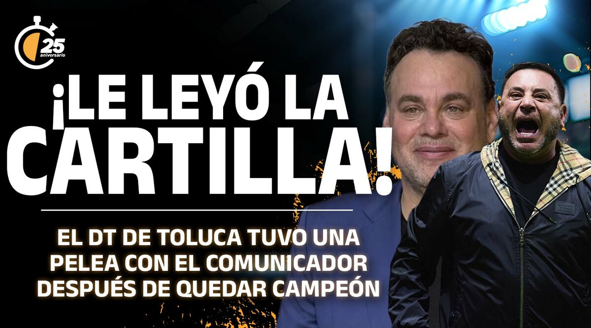 Antonio Mohamed le leyó la cartilla a David Faitelson