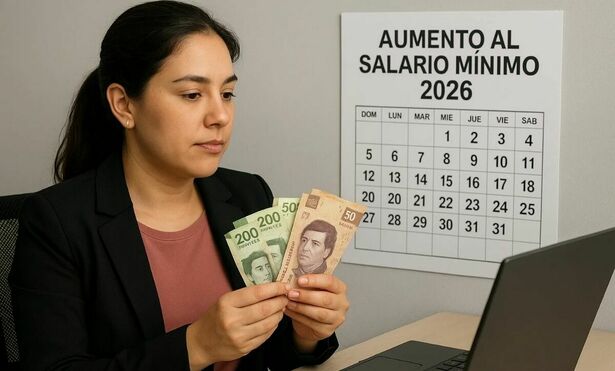 Aumento al salario mínimo 2026: esto pasará con los trabajadores que ganen 15 mil pesos al mes. (Especial).