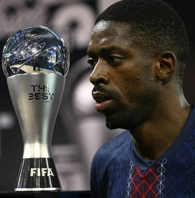 Dembélé se lleva el The Best por Mejor Jugador. (Foto: Especial)