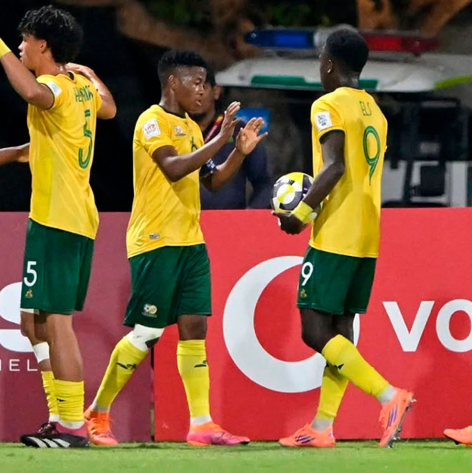 Sudáfrica venció a Ghana en duelo de preparación. (Foto X @BafanaBafana)