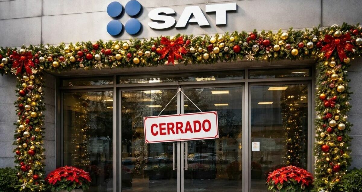 Estos serán los días de diciembre 2025 en los que el SAT no abrirá sus oficinas en México. (Especial).