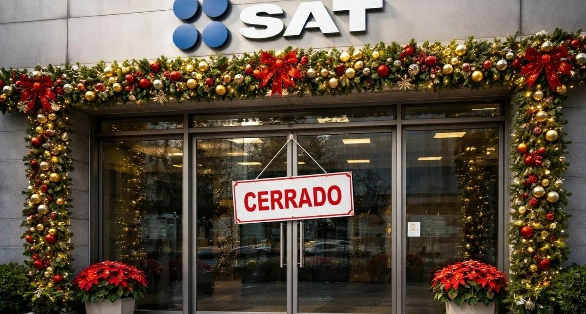 Estos serán los días de diciembre 2025 en los que el SAT no abrirá sus oficinas en México. (Especial).