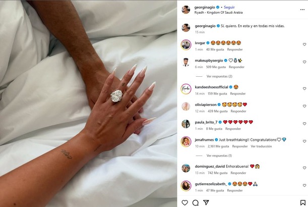 Georgina Rodríguez y Cristiano Ronaldo se van a casar (Instagram @georginagio)