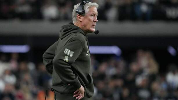 Pete Carroll no ha cumplido con las expectativas en Las Vegas Raiders (Reuters)