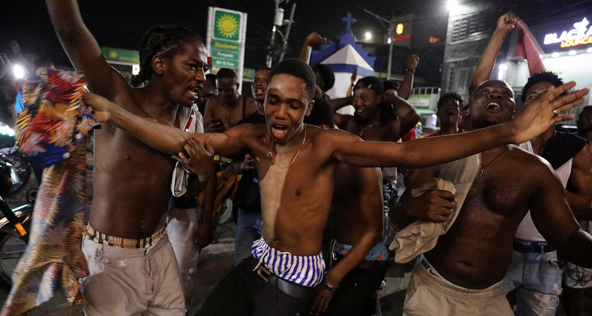 Aficionados de Haití celebran el pase al Mundial. (Foto: Reuters)