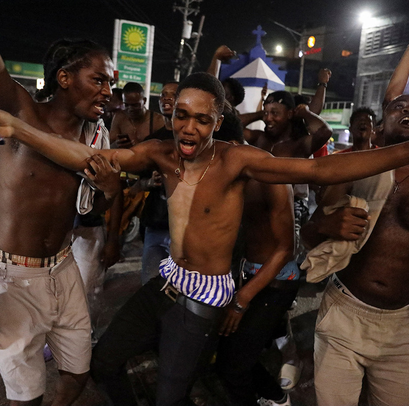 Aficionados de Haití celebran el pase al Mundial. (Foto: Reuters)
