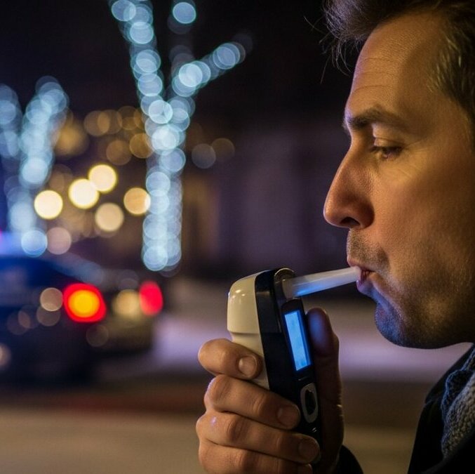 El costo de que te agarre el alcoholímetro en las fiestas decembrinas es alto (Google AI Studio)