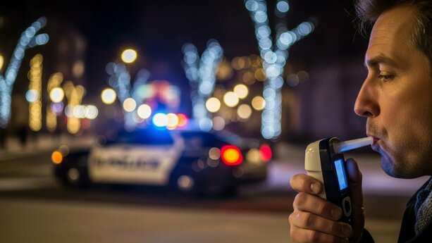 El costo de que te agarre el alcoholímetro en las fiestas decembrinas es alto (Google AI Studio)