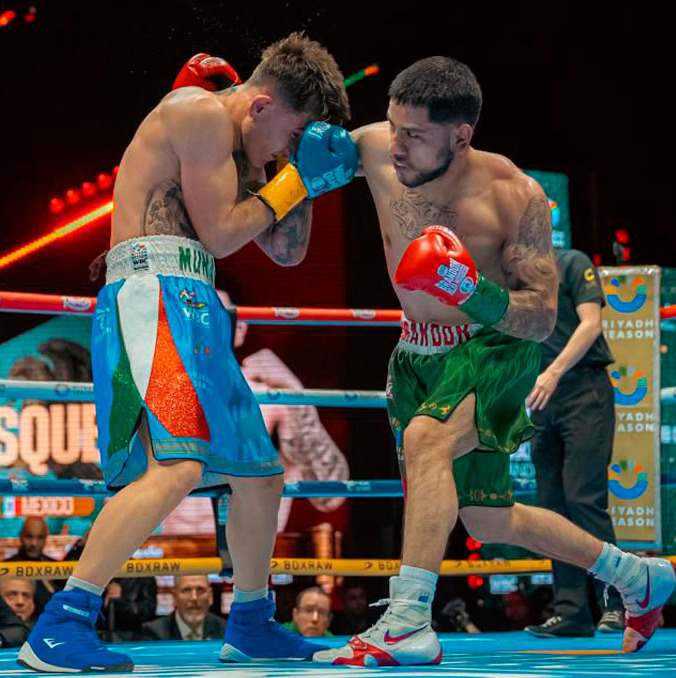 Brandon 'el Perro' Mejía logró su primer gran triunfo internacional. (Foto: Cortesía Riyadh Season)