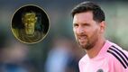 Lionel Messi y su nueva estatua en la India (Reuters)