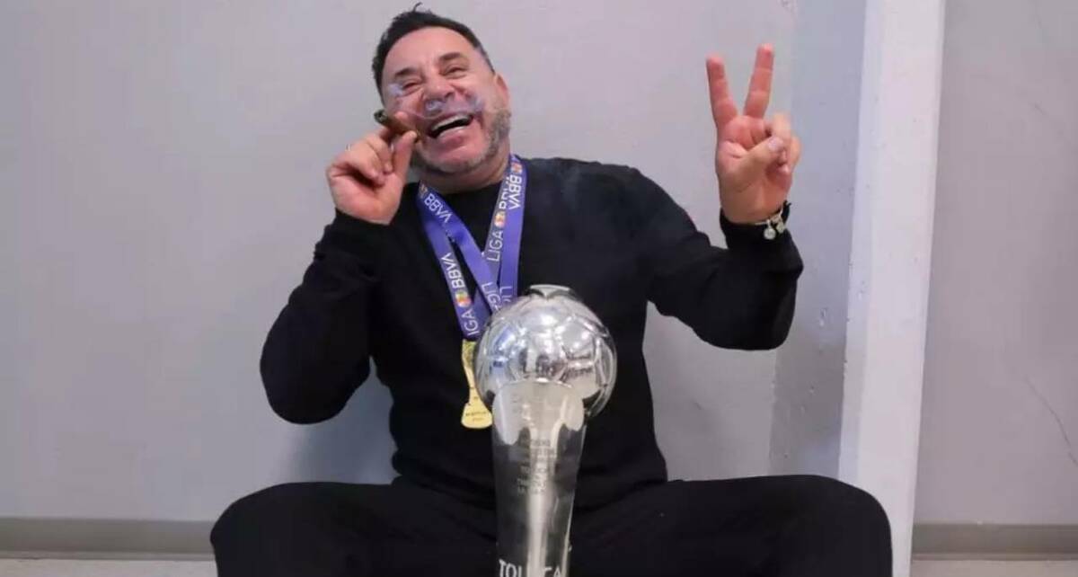 Mohamed festeja el título de la Liga MX (@Toluca)