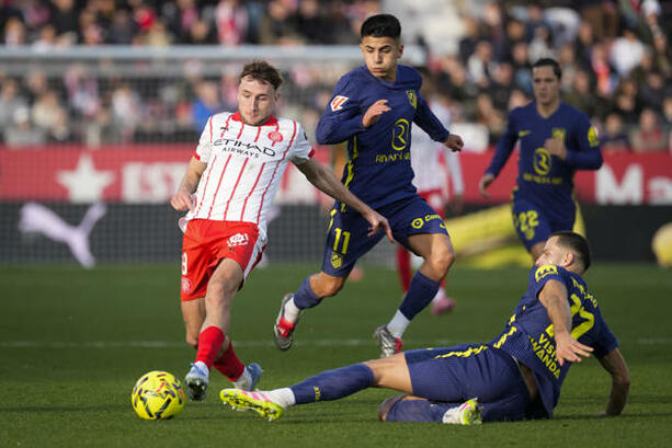 Girona y Atlético batallaron en Montilivi (EFE)