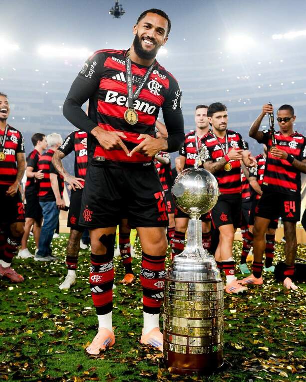 Juninho ganó la Libertadores con Flamengo (@Flamengo)