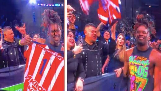 El luchador rechazó la playera de Chivas. (Foto: captura de pantalla)