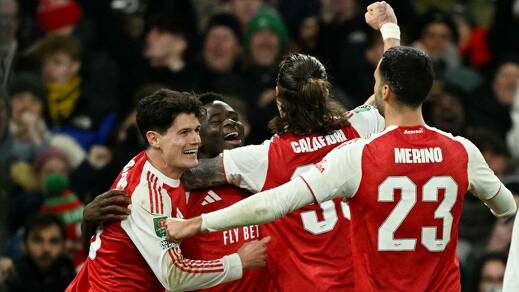 Arsenal se citó en las Semifinales de la Carabao Cup (Reuters)