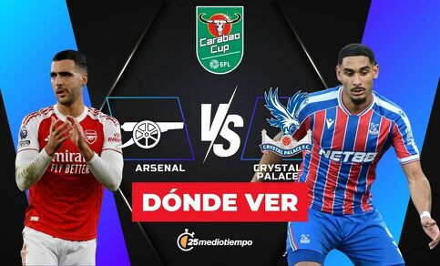 Arsenal vs. Crystal Palace: horario y canal de partido EFL Carabao Cup 2025. (FOTO): Especial.