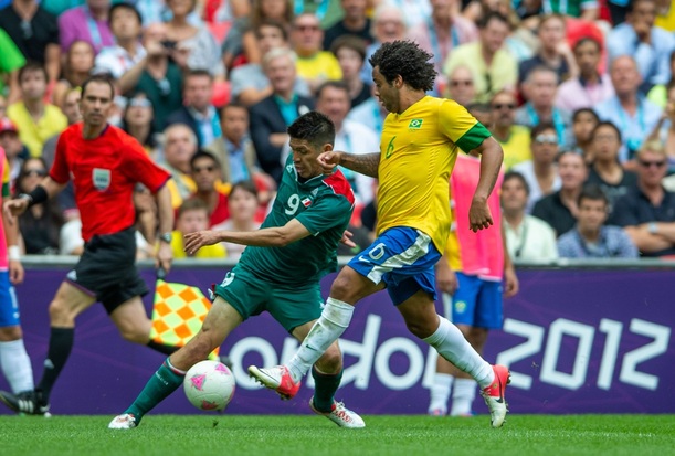 Brasil vs México, final de Londres 2012 (Mexsport)