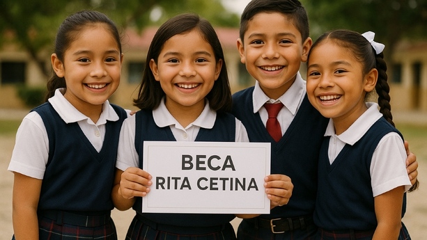 Conoce la fecha y monto del último pago de la Beca Rita Cetina 2025. Foto: Sora IA