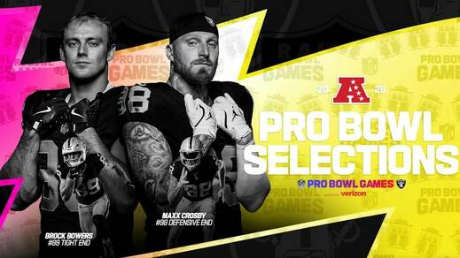 Dos jugadores representarán a los Raiders en el próximo Pro Bowl (Raiders)