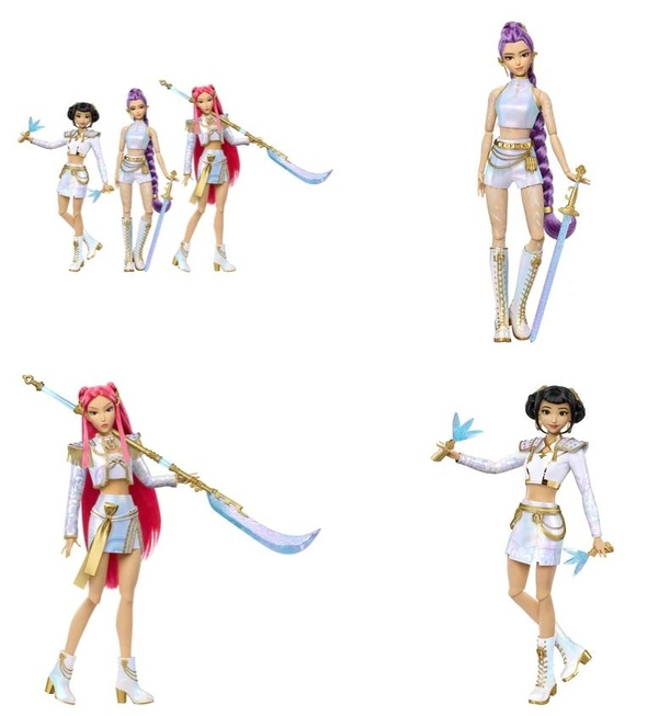 Así son las muñecas originales de  'Las Guerreras K-pop' (creations.mattel.com)