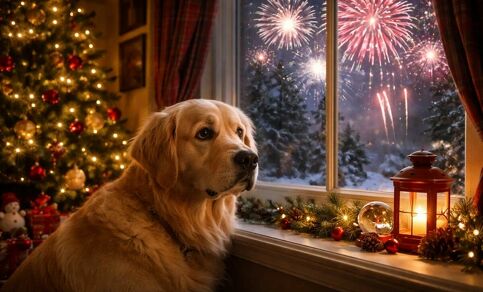 Así puedes cuidar a tu mascota de la pirotecnia esta Navidad 2025: mejores consejos y más datos. (Especial).