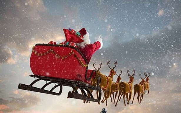 Santa Claus ya comenzó su recorrido por el mundo.