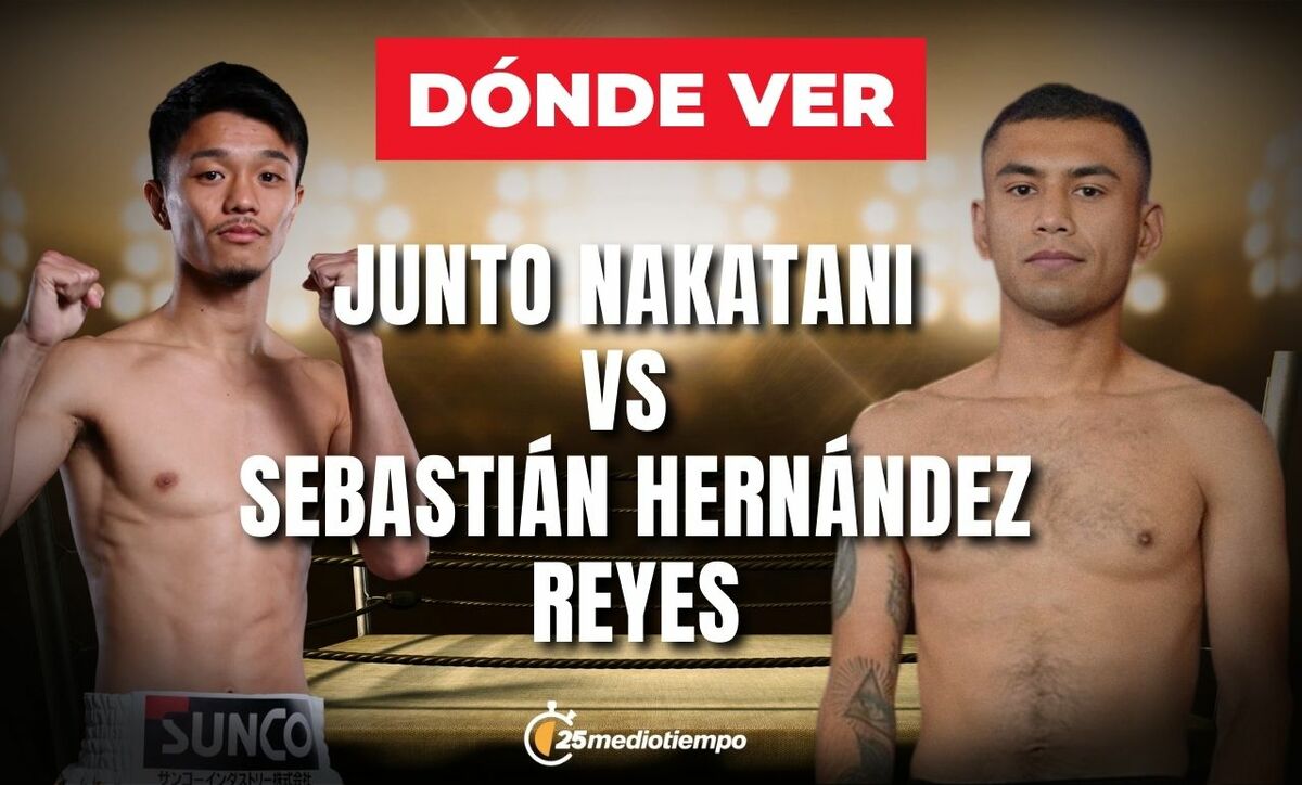 Junto Nakatani vs Sebastián Hernández, dónde ver.