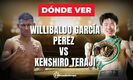 Dónde ver la pelea Willibaldo García vs Kenshiro Teraji.
