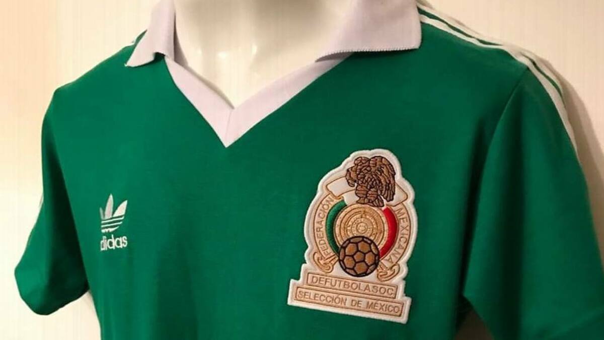 Playera del Tri en México 86 (Adidas)
