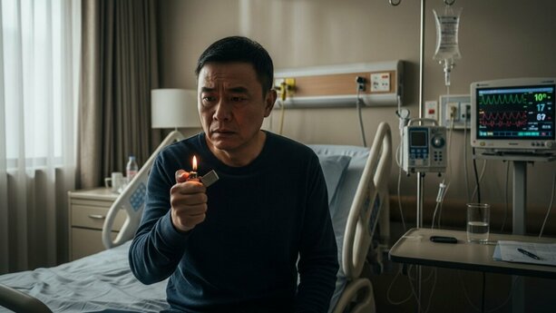 El hombre tuvo que acudir al hospital por dolores estomacales