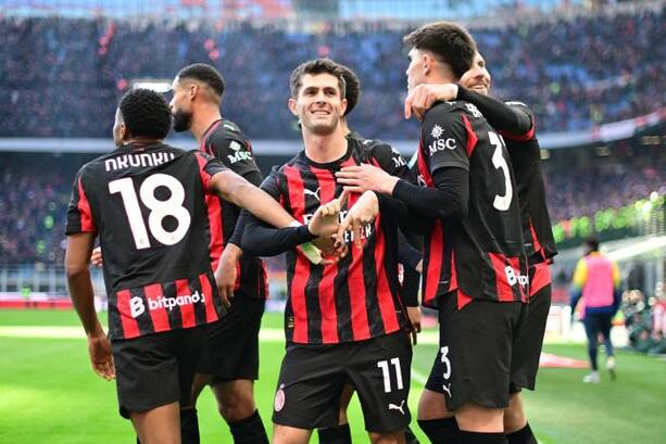 Pulisic anotó el primero del Milan (Reuters)