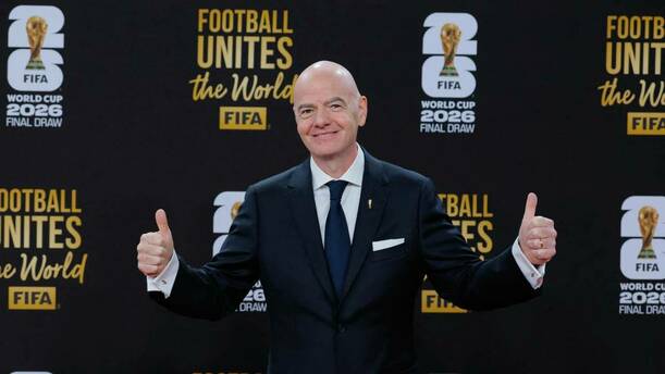 Gianni Infantino, previo al sorteo del Mundial 2026 (Reuters)