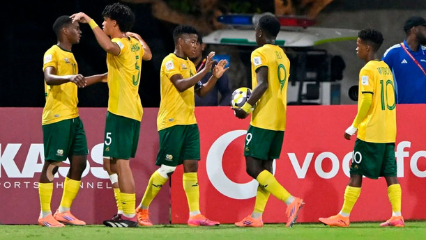 Sudáfrica venció a Ghana en duelo de preparación. (Foto X @BafanaBafana)