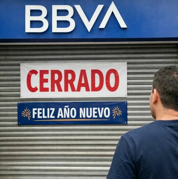 Este será el horario de los bancos en México para Año Nuevo: 31 de diciembre y 1 de enero. (FOTO): Especial.