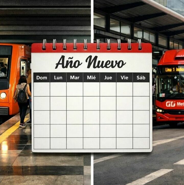 ¿Cuál será el horario del Metro y Metrobús CDMX este 31 de enero y 1 de enero de 2026? (Especial).