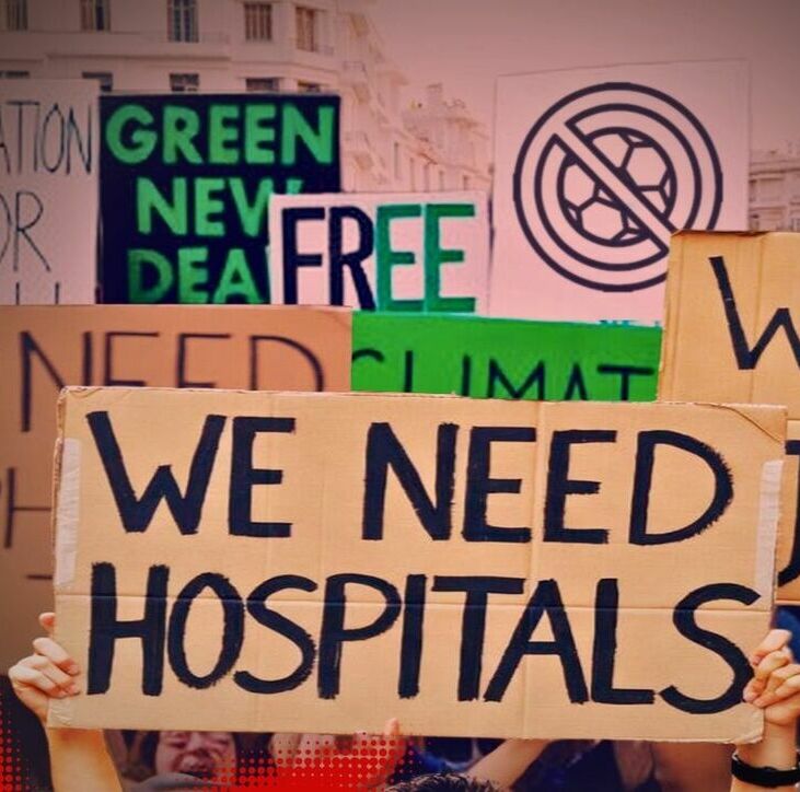 Se han dado muchas protestas alrededor de la Copa Africana. (Foto: Tom Mendoza)