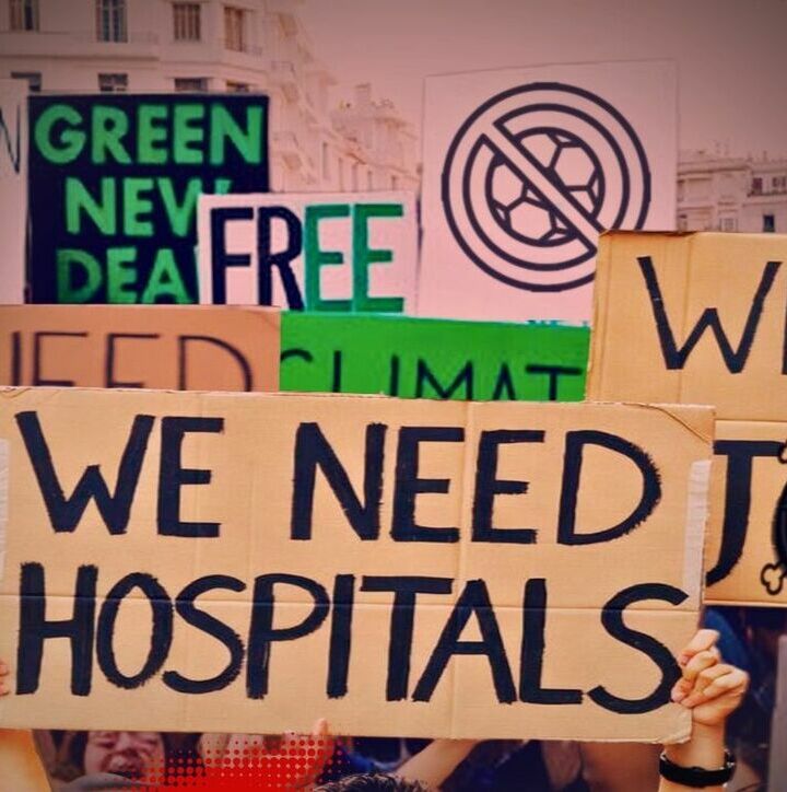 Se han dado muchas protestas alrededor de la Copa Africana. (Foto: Tom Mendoza)