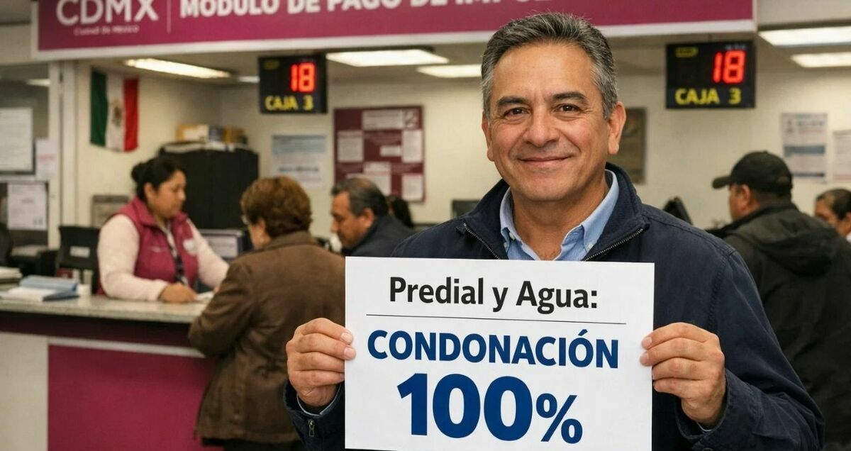 ¿Cómo se aplicaría la condonación de agua y predial en CDMX para 2026? 100% en adeudos. (Especial).