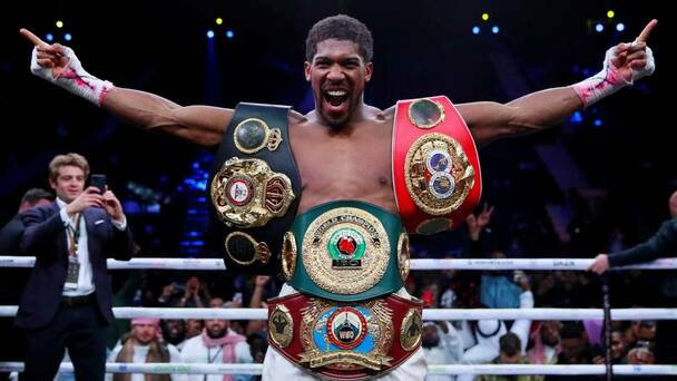 Anthony Joshua, durante su última pelea (Reuters)