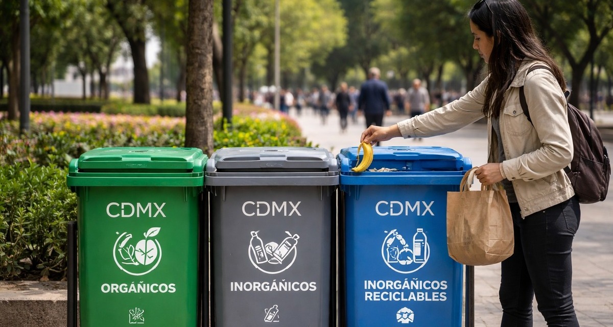 CDMX 2026: nuevas reglas obligatorias para separar la basura | FOTO: IA