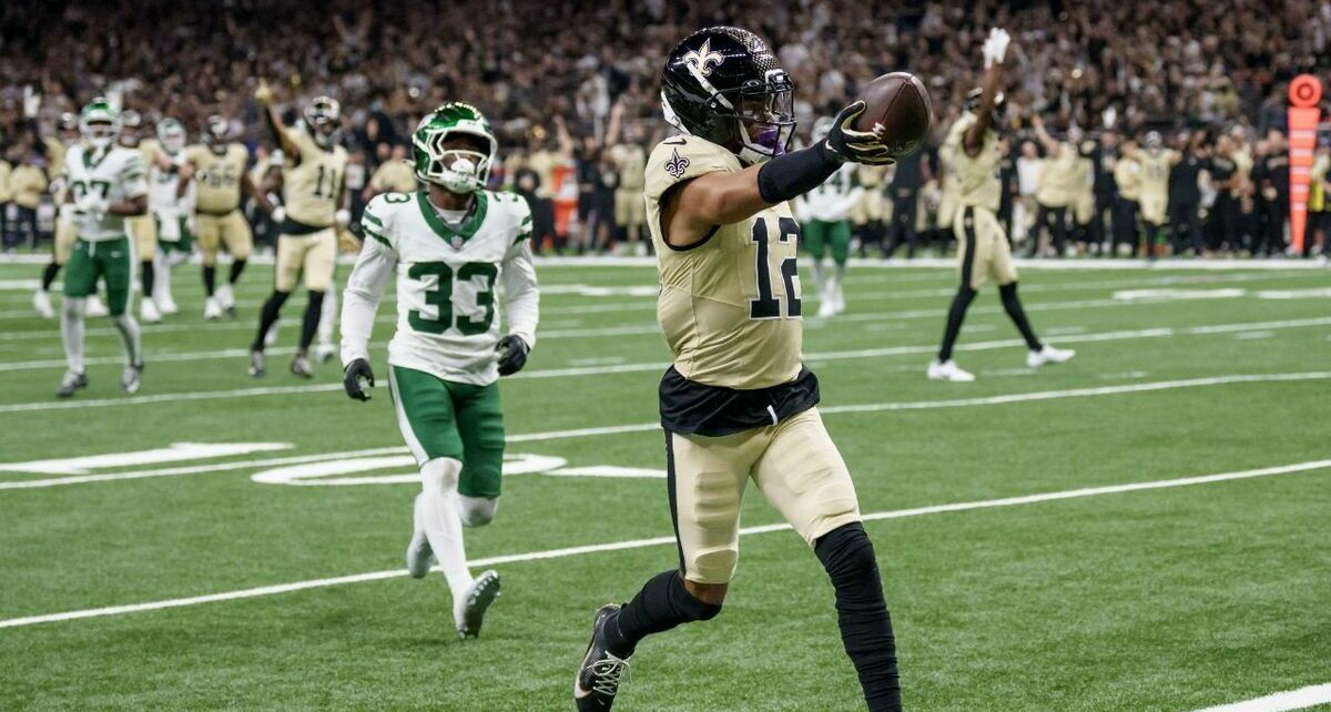 Chris Olave, receptor de los New Orleans Saints (Reuters)