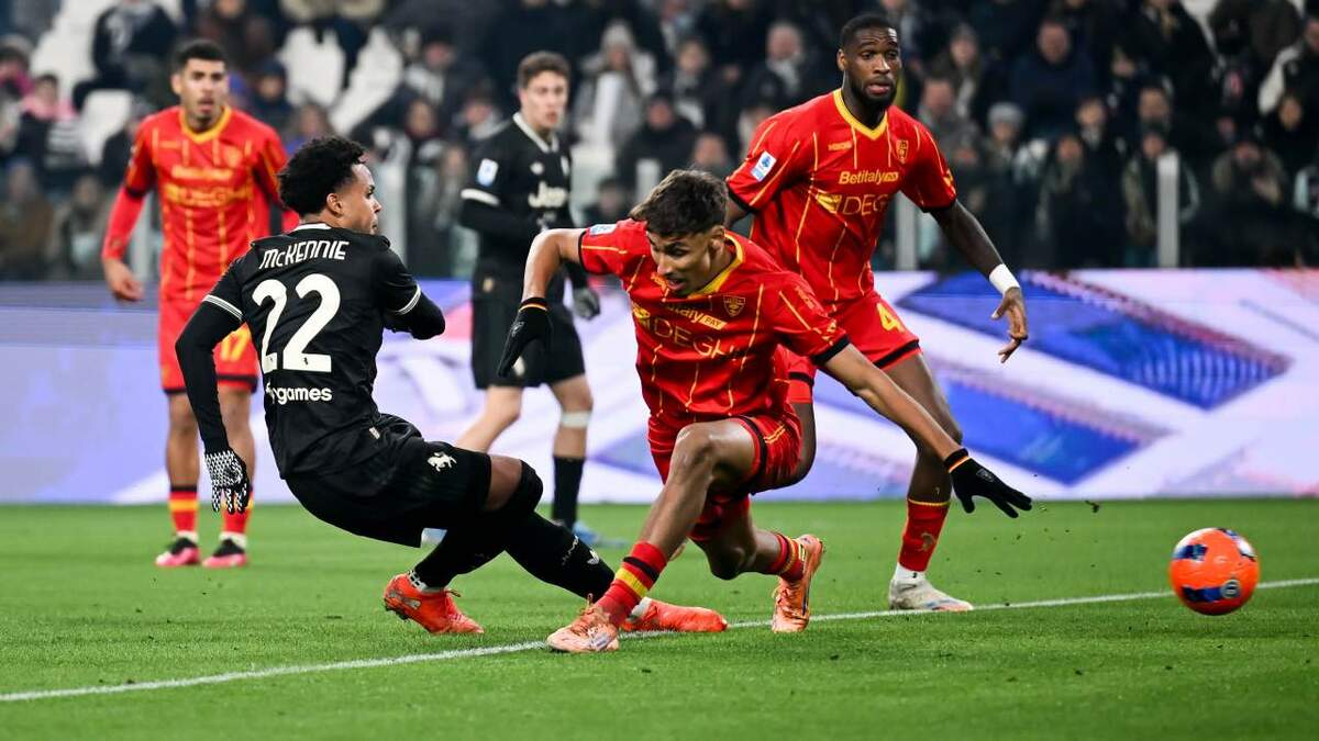 Resumen del partido Juventus vs Lecce (1-1). GOLES, image size:1200x675