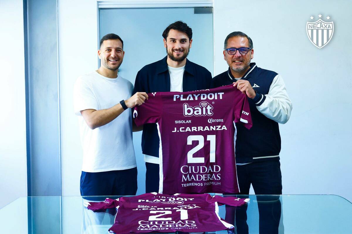 Necaxa confirma el fichaje de Julián Carranza / X: Necaxa